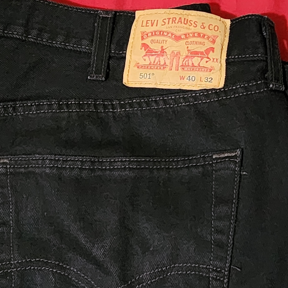 Levi's 501 40x32 Black
